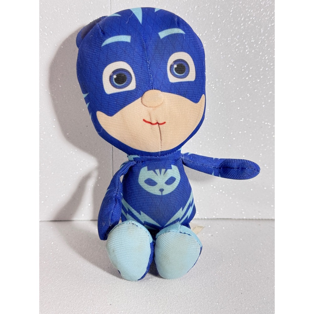 PJ Masks Catboy Plush Stuffed Animal Blue Superhero Toy Just Play 8 Inch